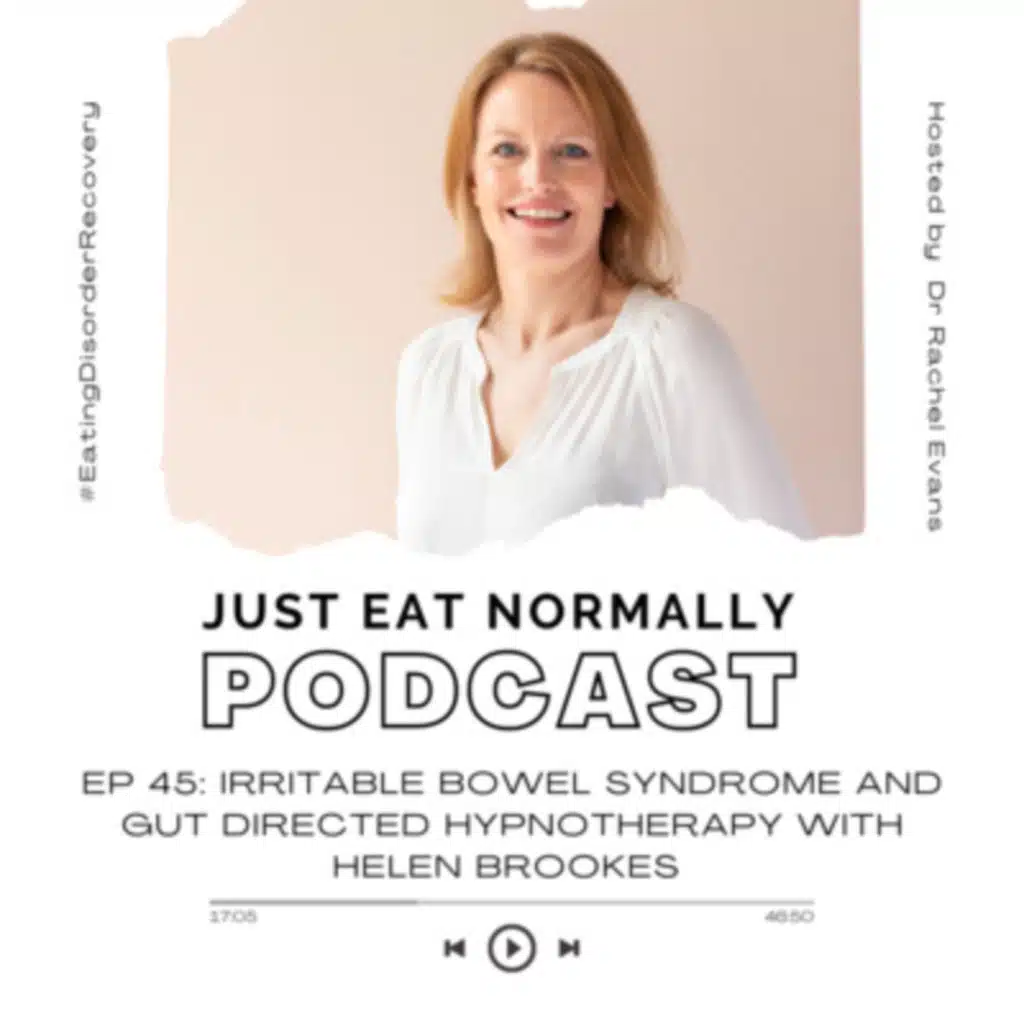 Ep 45: Irritable Bowel Syndrome and gut directed hypnotherapy with 'Tummy Whisperer' Helen Brookes