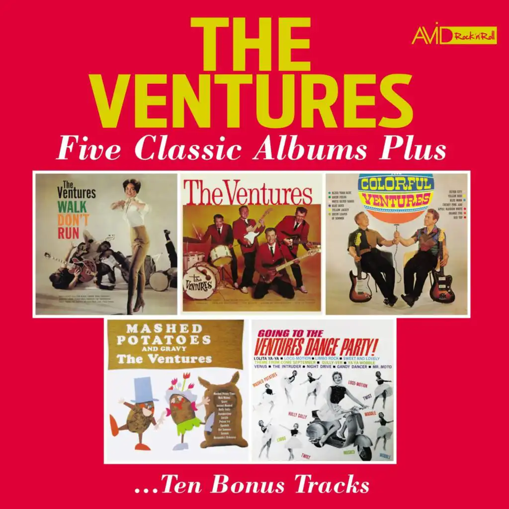 Five Classic Albums Plus (Walk Don't Run / The Ventures /The Colorful Ventures / Mashed Potatoes and Gravy / Going to the Ventures Dance Party) (Digitally Remastered)