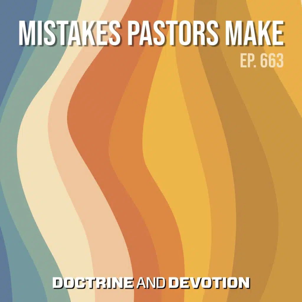 Mistakes Pastors Make
