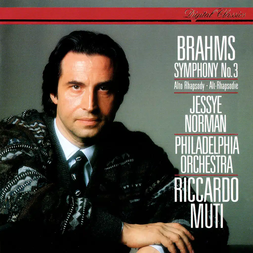 Brahms: Symphony No. 3; Alto Rhapsody