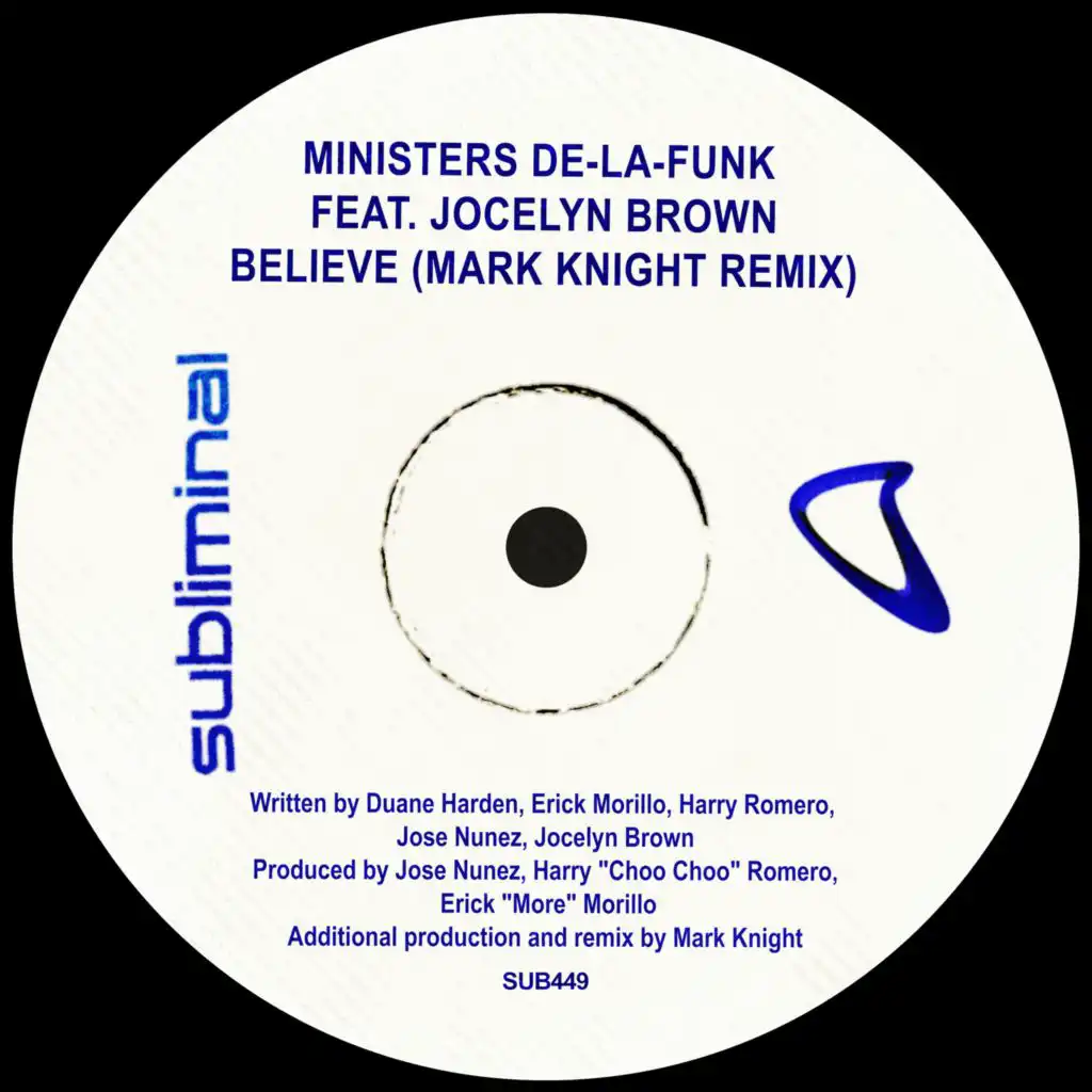 Believe (Ministers Vocal Mix) [feat. Jocelyn Brown]