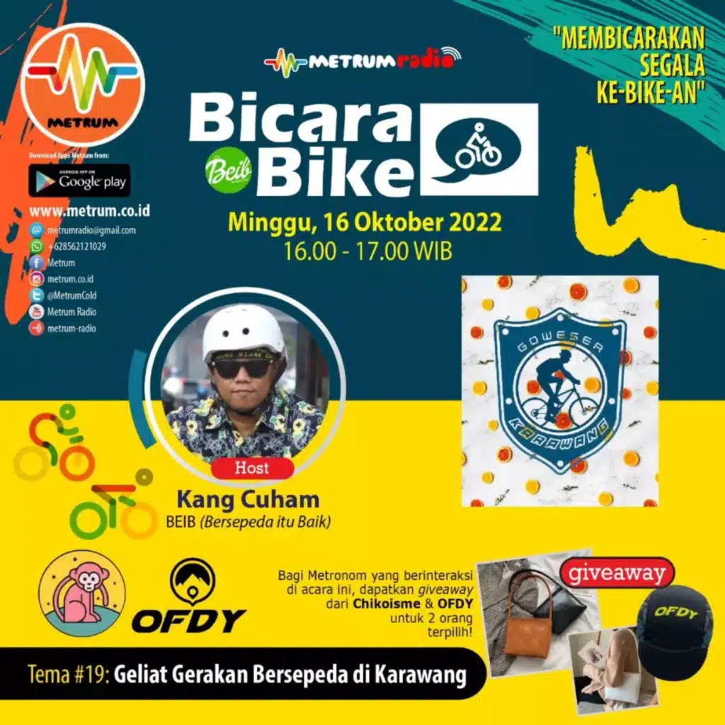 BICARA BIKE: Membicarakan Segala Ke-Bike-an #19 (Geliat Gerakan Bersepeda di Karawang)