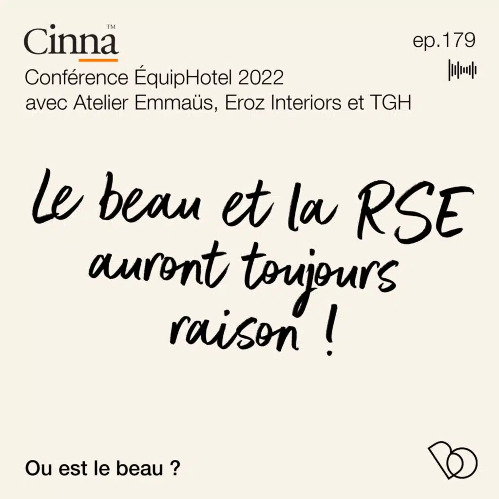 #179- Le beau et la RSE auront toujours raison 