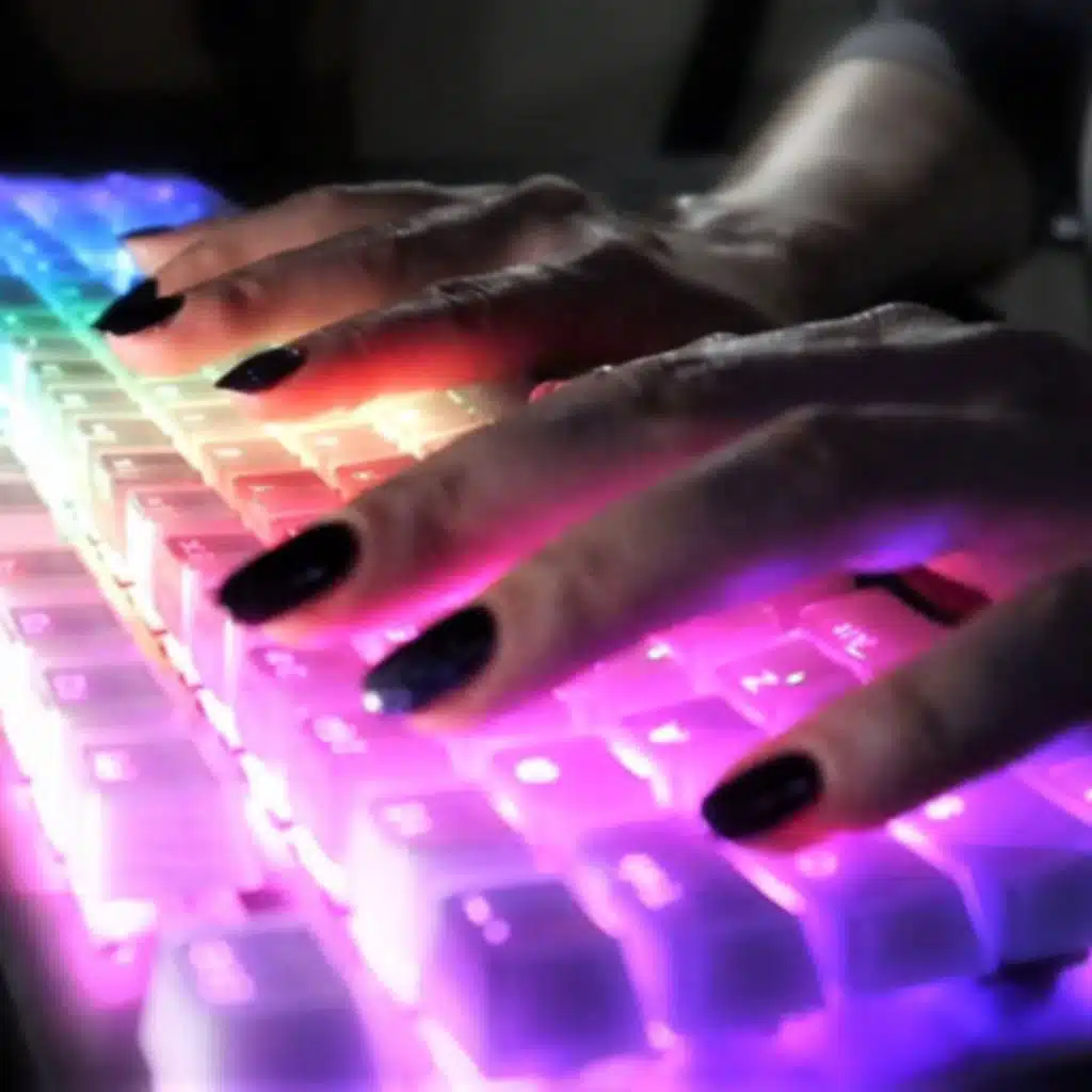 🖮 KeyBoarding you to SLEEP 💤 ASMR • No Talking • Strobe Effect