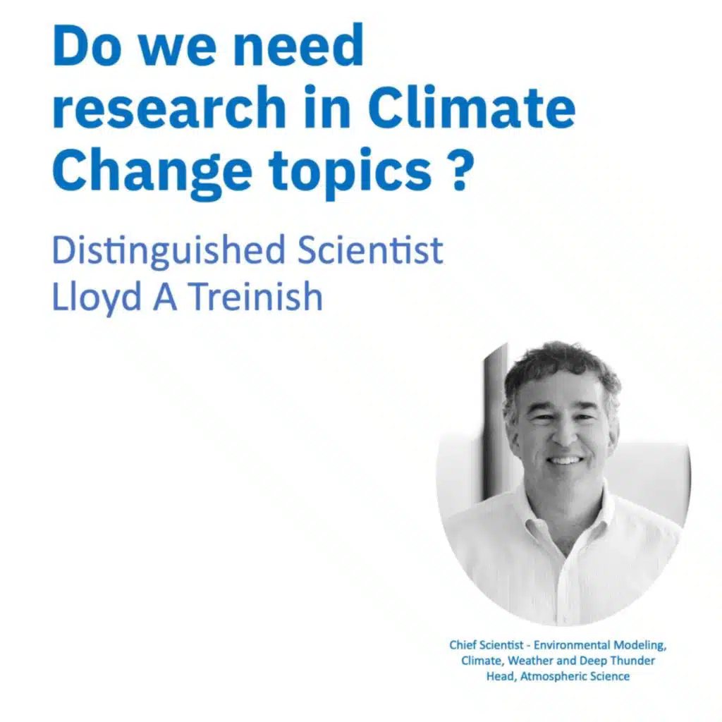 Do we need research in Climate Change topics ?