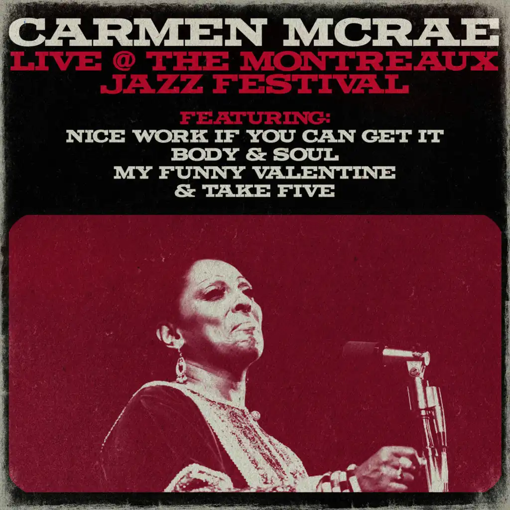 Carmen Mcrae - Live @ The Montreaux Jazz Festival