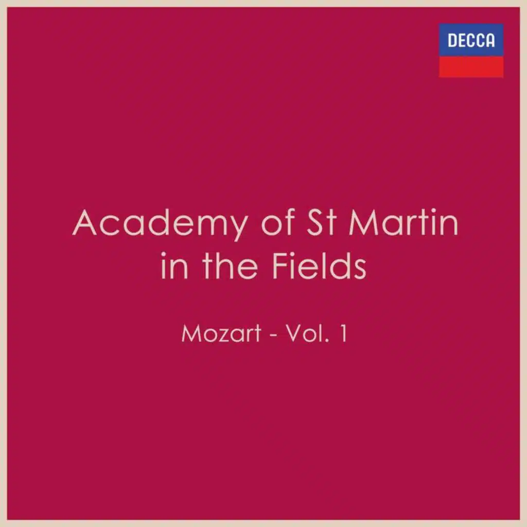 Academy of St Martin in the Fields: Mozart - Vol. 1