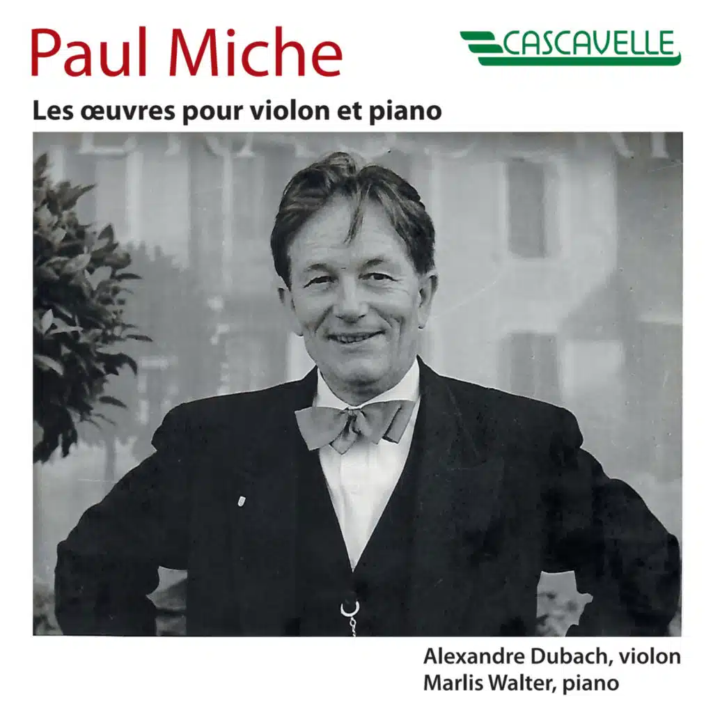 Paul Miche: Les œuvres pour violon et piano