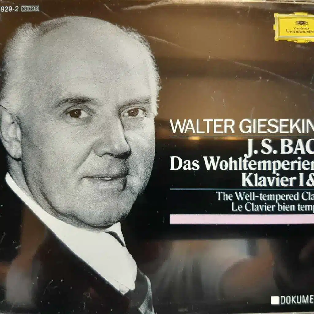 J.S. Bach: Prelude And Fugue In C Sharp (Well-Tempered Clavier, Book, No. 3), BWV 848