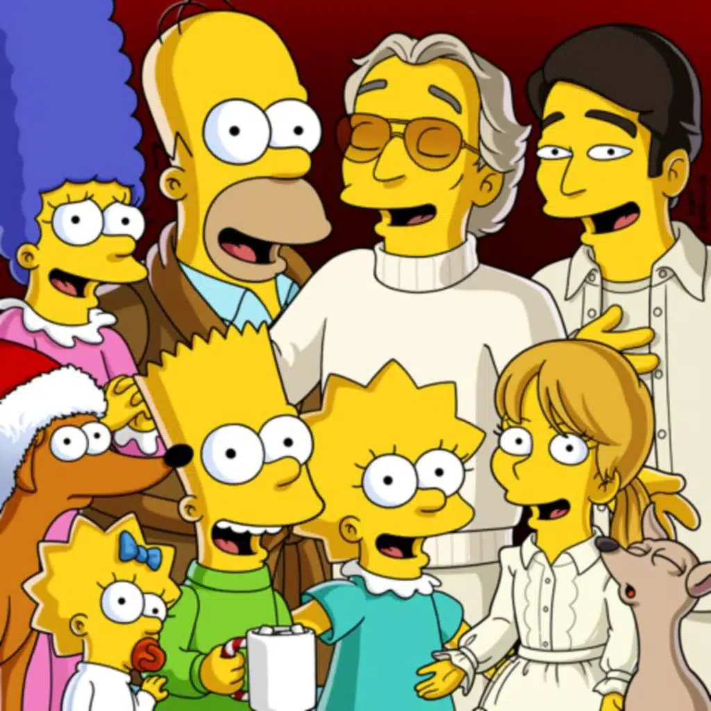 Andrea Bocelli, Matteo Bocelli, Virginia Bocelli & The Simpsons