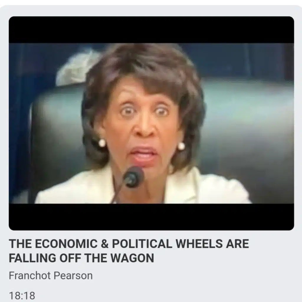 THE ECONOMIC & POLITICAL WHEELS ARE FALLING OFF THE WAGON