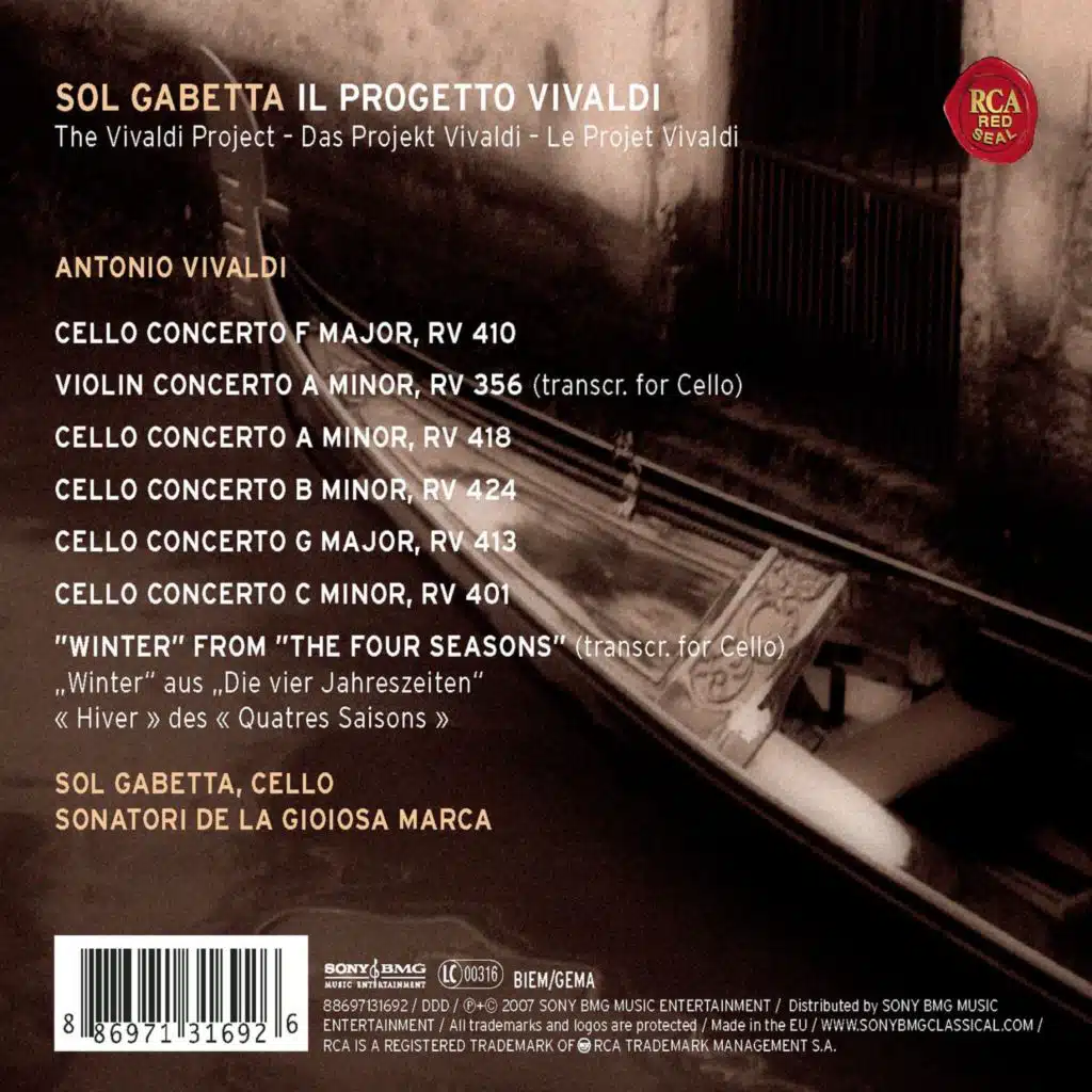 Sol Gabetta & I Sonatori de la Gioiosa Marca