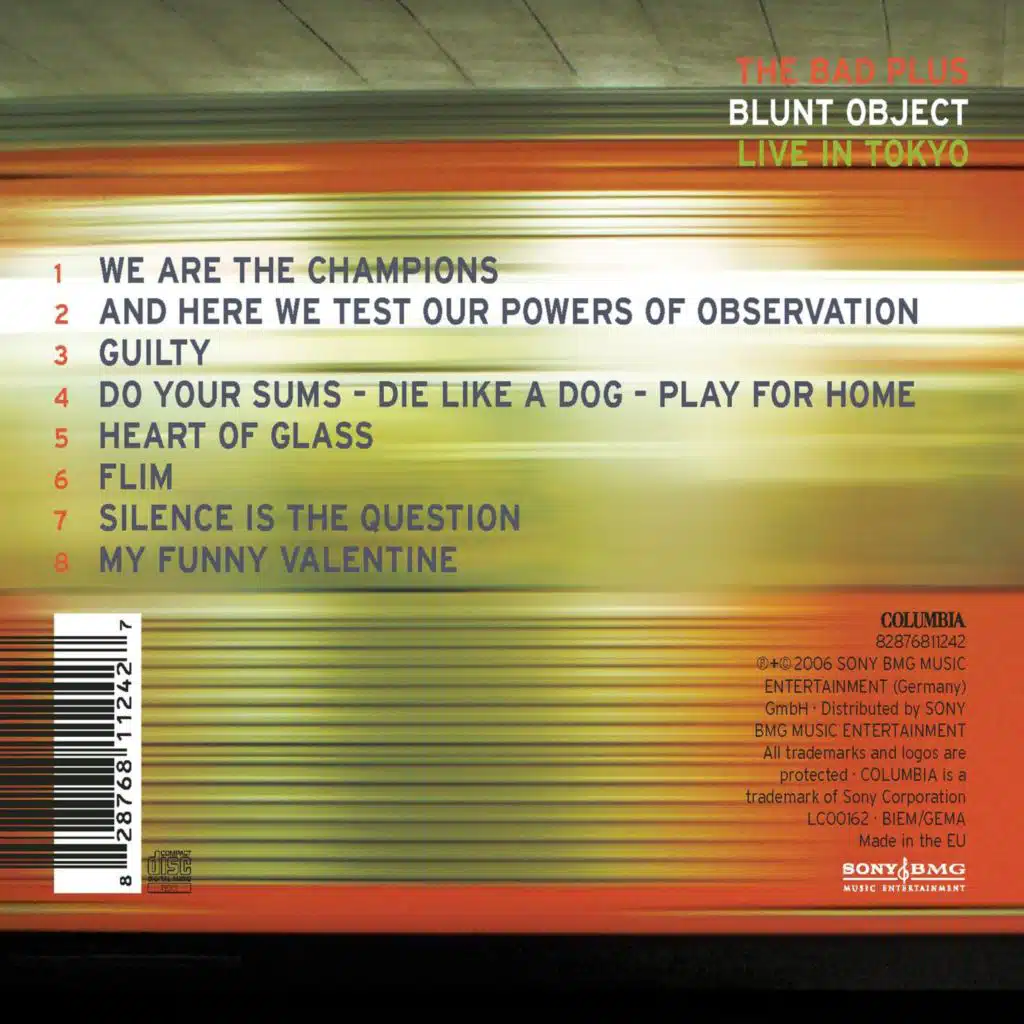 Blunt Object Live In Tokyo