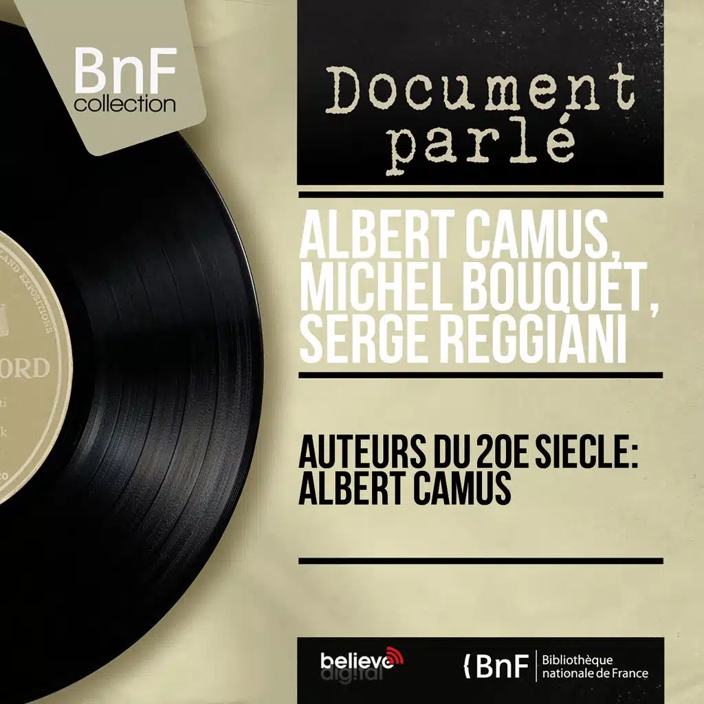 Auteurs du 20e siècle: Albert Camus (Mono Version)