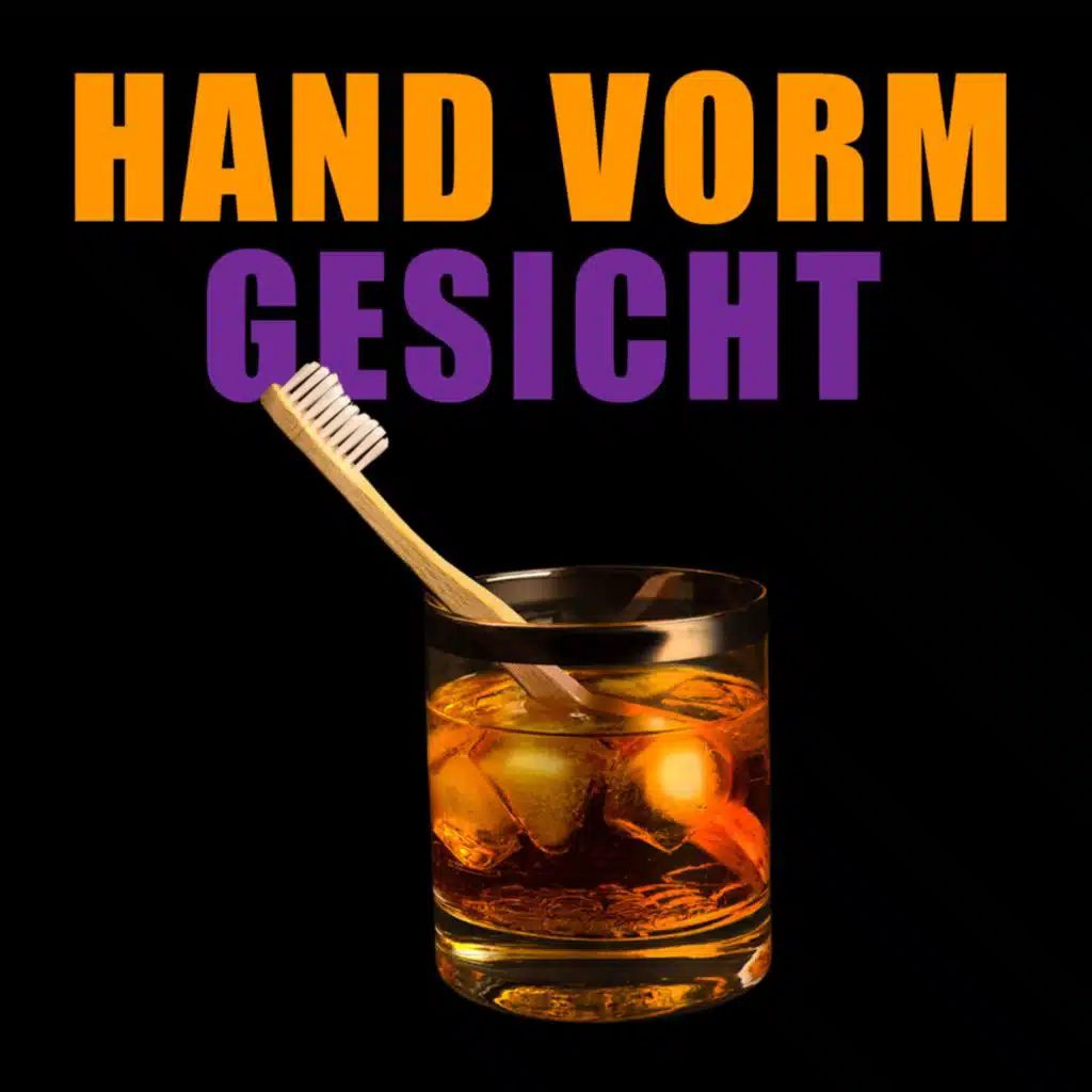 Hand vorm Gesicht