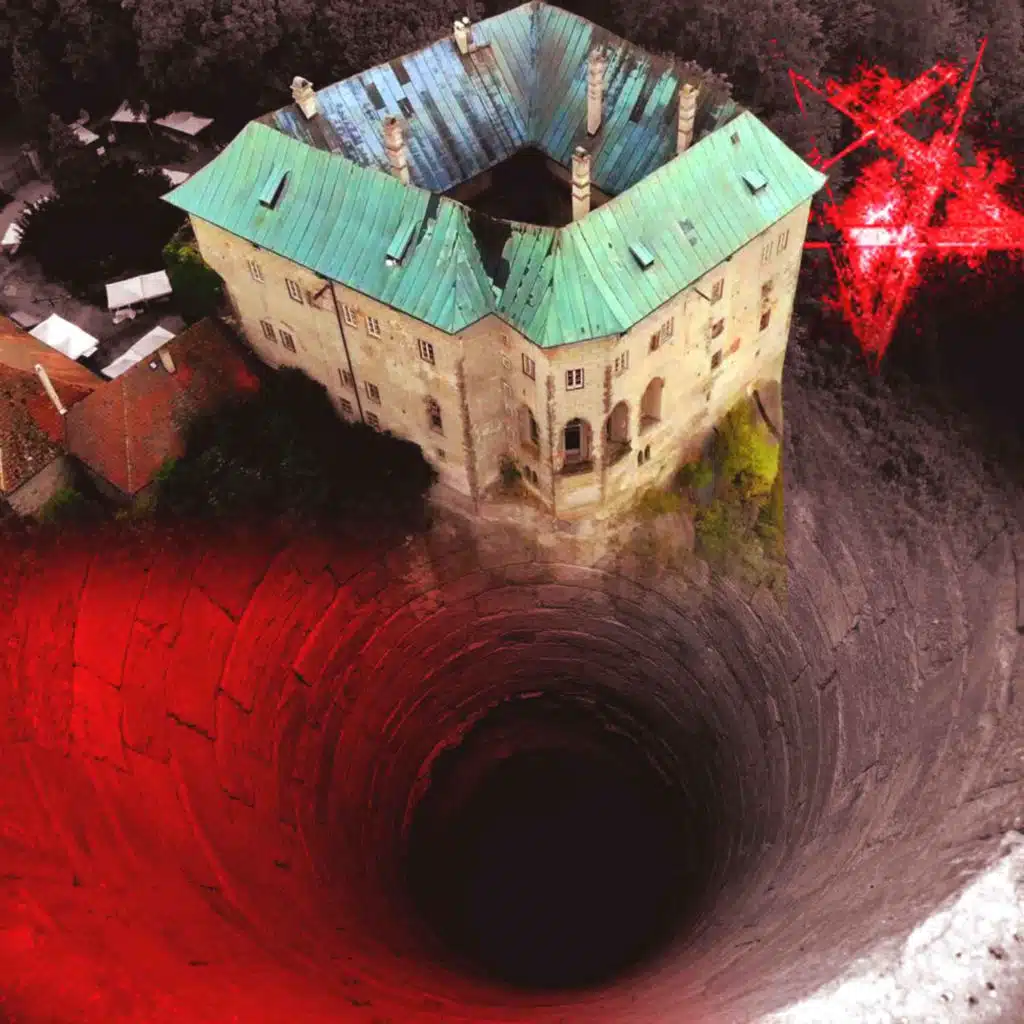 Le chateau de Houska et la porte des enfers