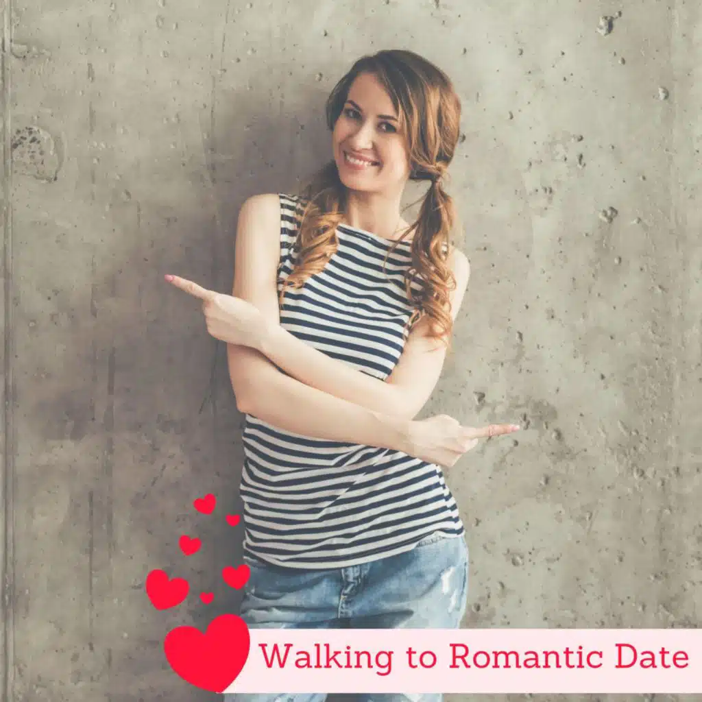 Walking to Romantic Date
