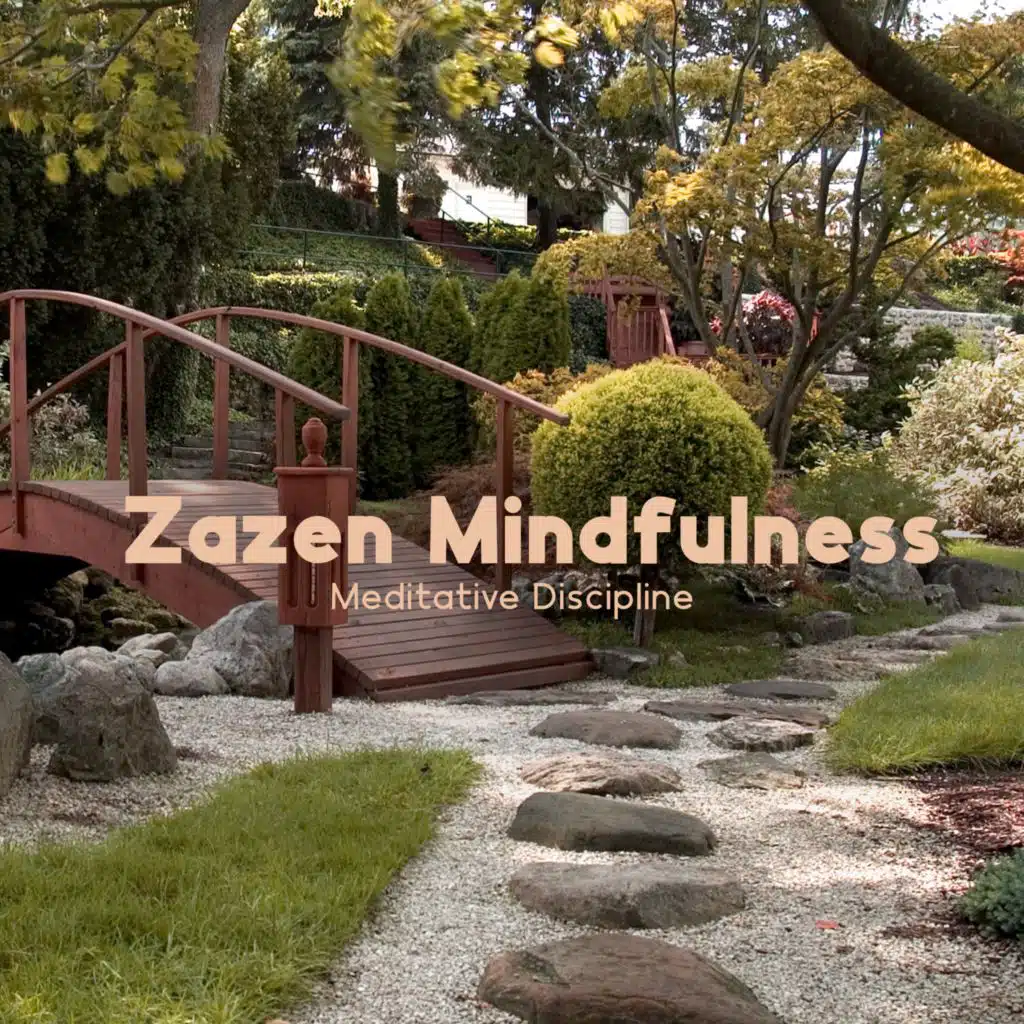 Zazen Mindfulness (Meditative Discipline, Japan Temple for Buddhist Retreat, Enlightenment Through Meditation)