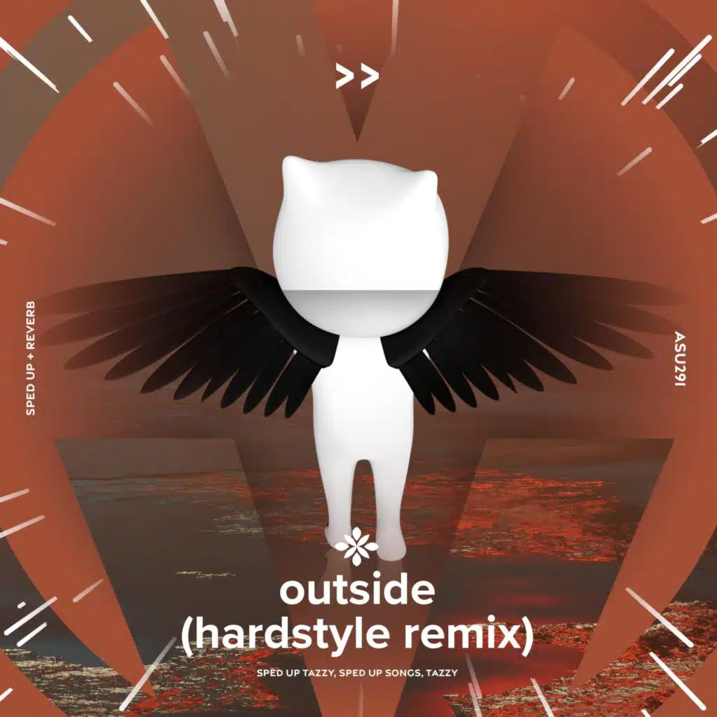 outside (hardstyle remix) - sped up + reverb