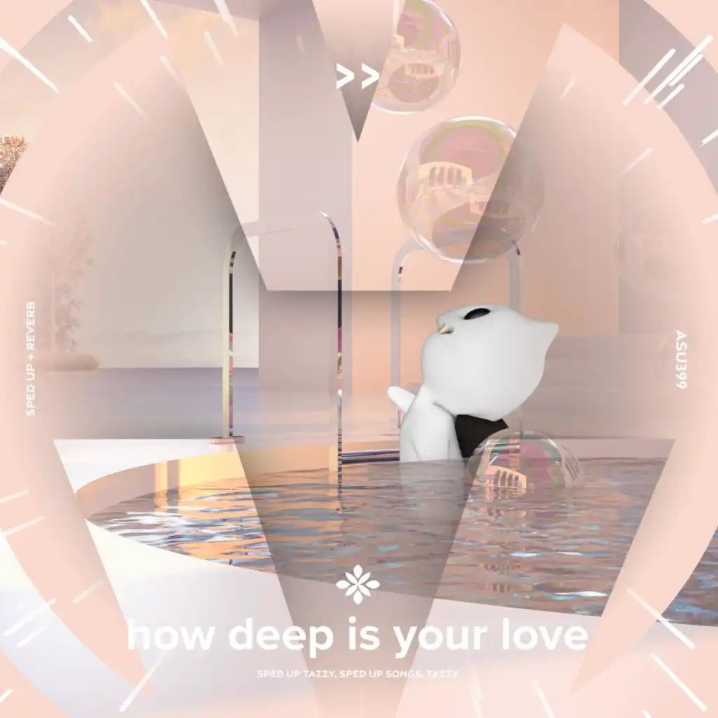 how deep is your love - sped up + reverb