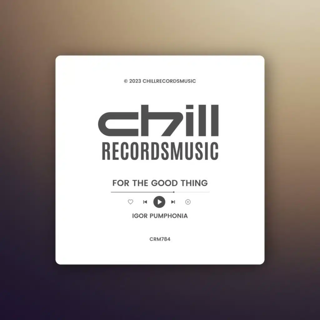 For The Good Thing (Dub)