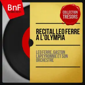 Léo Ferré, Gaston Lapeyronnie et son orchestre