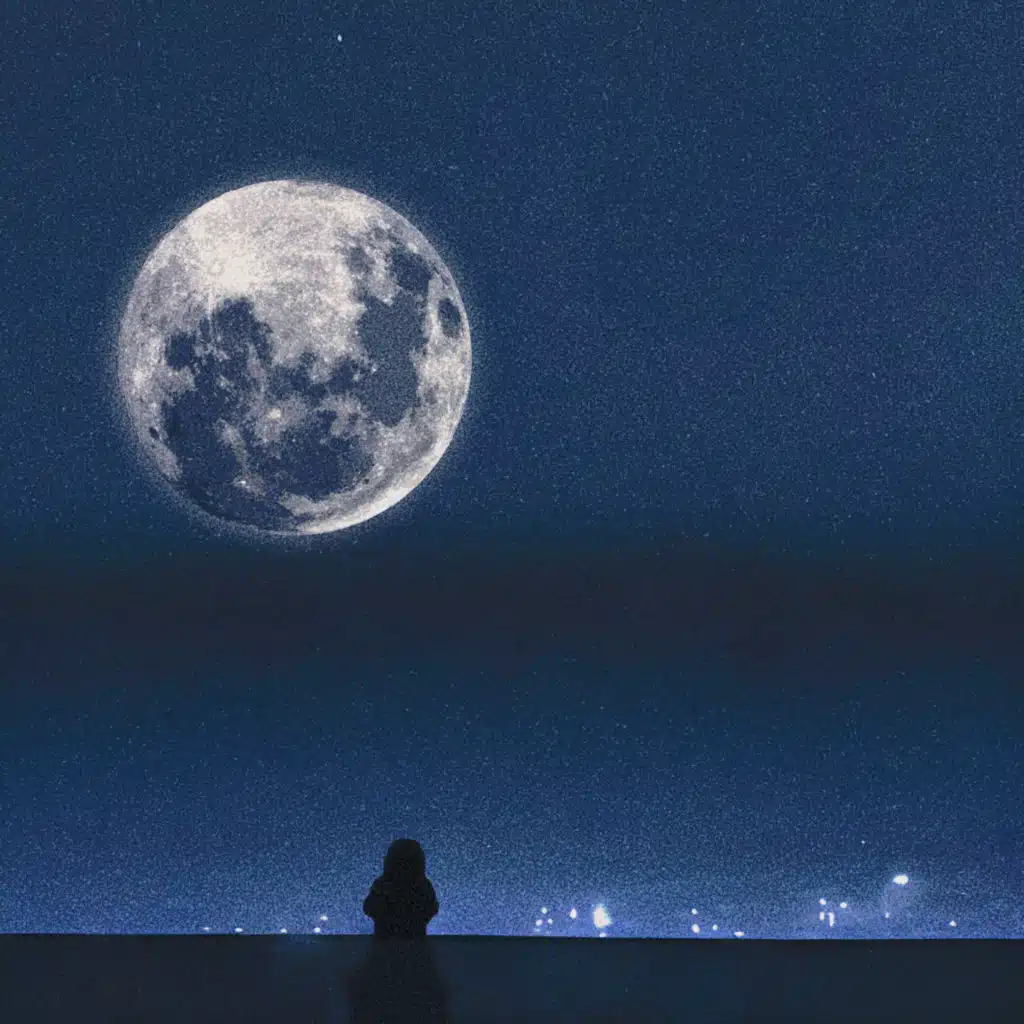 Space sentiment piece - 0 Moon