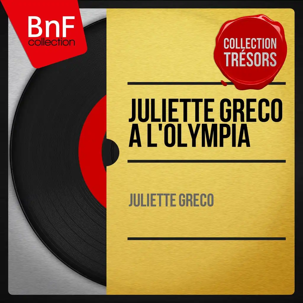 Juliette Gréco à l'Olympia (Live, Mono Version)