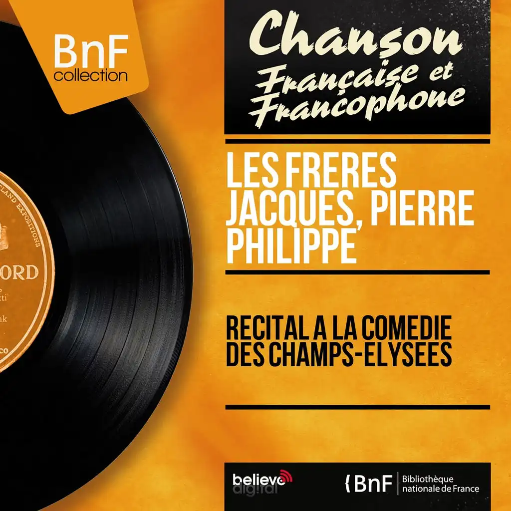 Récital à la Comédie des Champs-Elysées (Live, Remastered, Stereo Version)