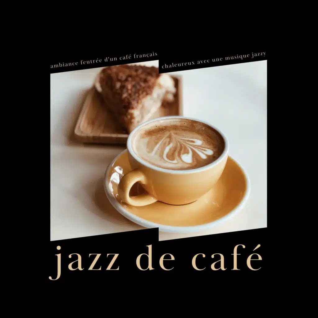 Ambiance Feutrée D'un Café Français Chaleureux Avec Une Musique Jazzy