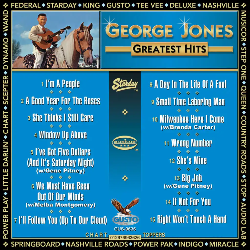 George Jones Greatest Hits (Original Musicor Records Recordings)