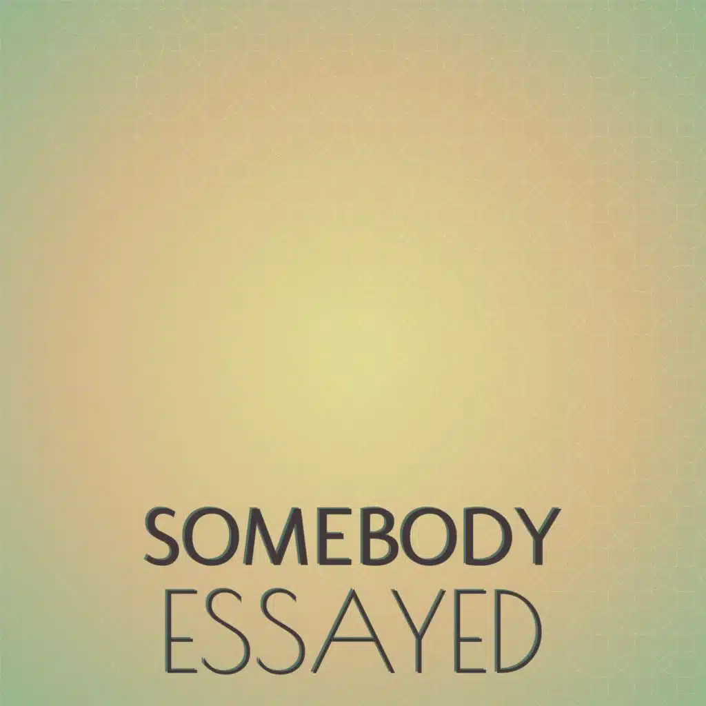 Somebody Essayed