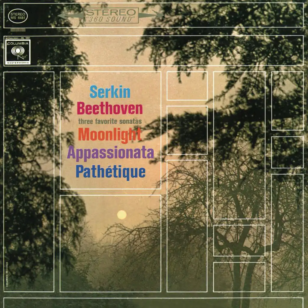 Beethoven: Piano Sonatas 14 "Moonlight, 8 "Pathétique & 23 "Appassionata"