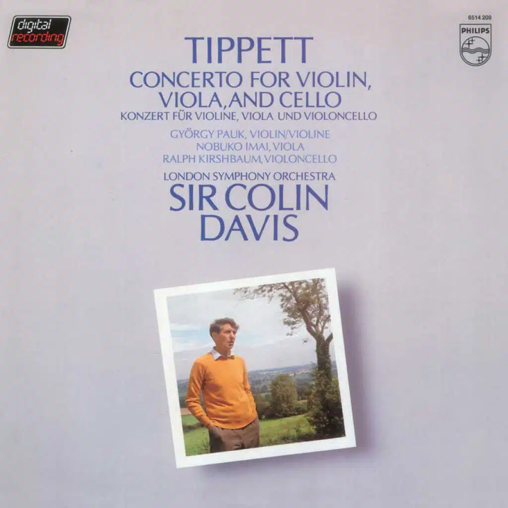 Tippett: Concerto for Violin, Viola, Cello and Orchestra: IV. Interlude. Medium fast