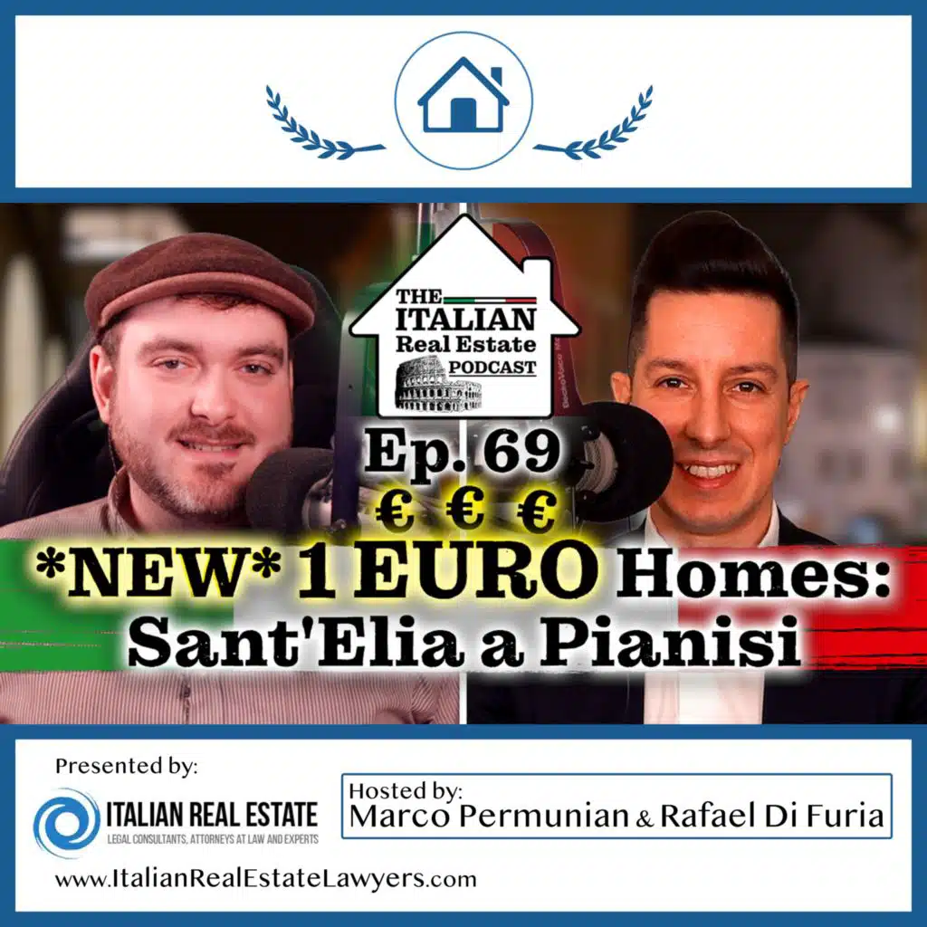 1 Euro Homes - Italy's Latest Town on the Market: Sant'Elia a Pianisi
