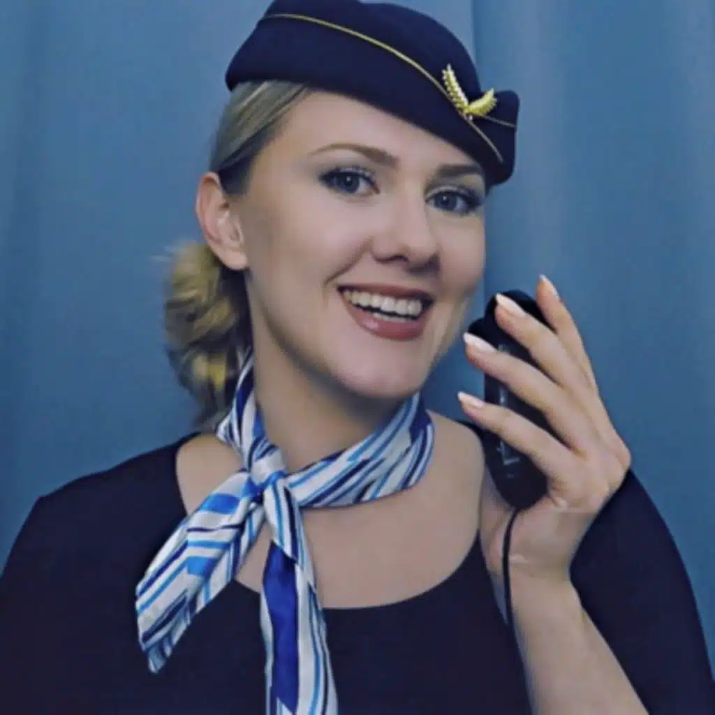 Gentle Jet 🛫 ASMR ☁️ Soft Spoken Flight Tour ☁️ Radio Voice ☁️