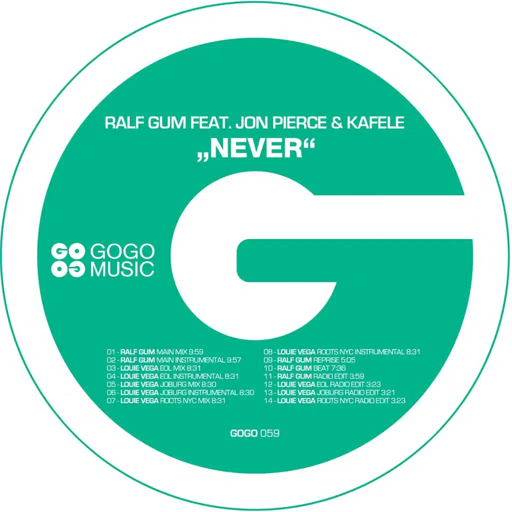 Never (Ralf GUM Beat) [ft. Jon Pierce & Kafele]