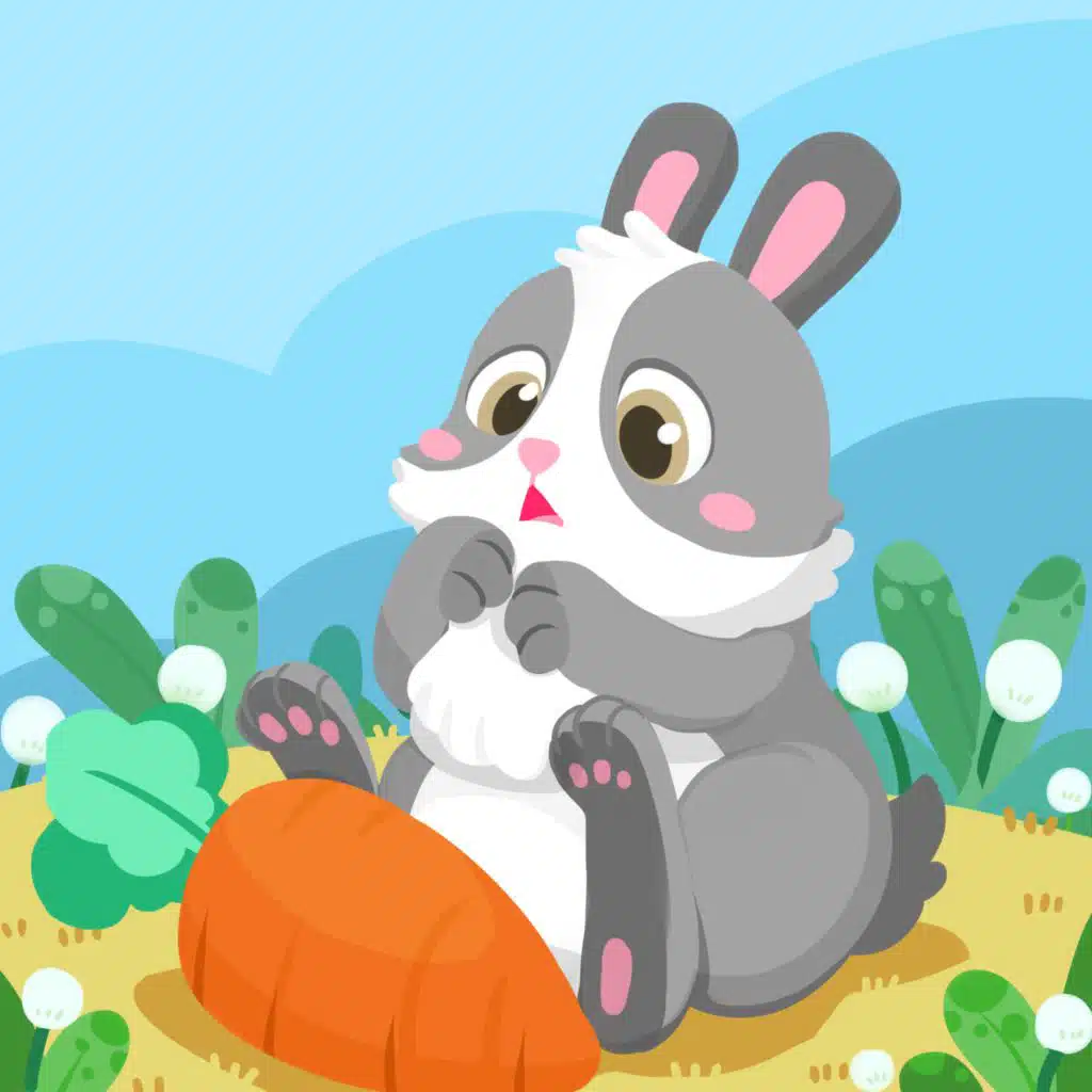 Panda Kiki‘s Moment of Science: Little Bunny and the Carrots