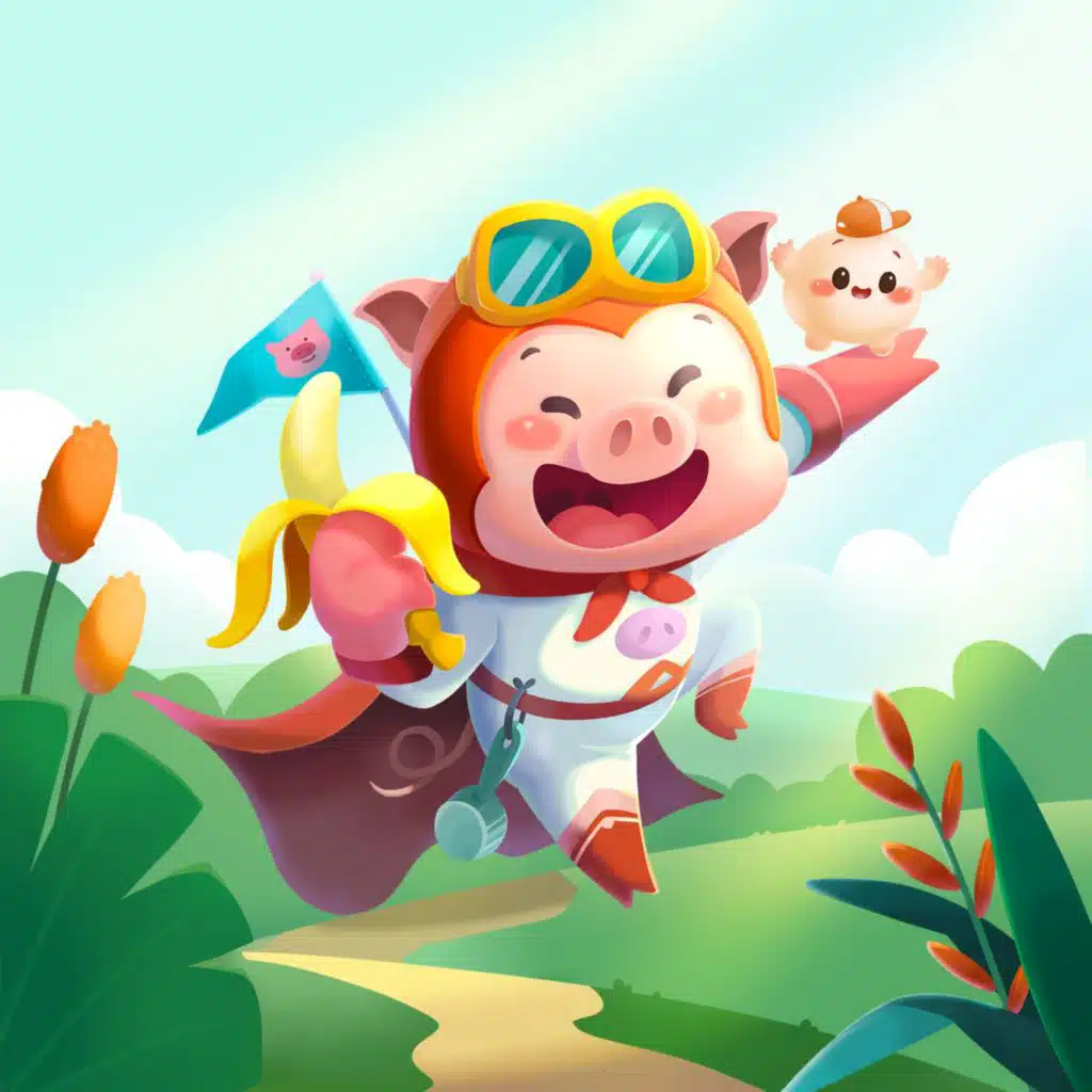 The Adventures of Ozzy Oinkers, S4E3: In Search of the Rainbow Spell