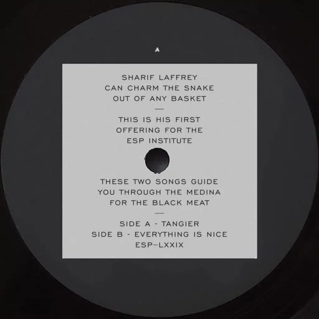 Tangier B/W Everything Is Nice