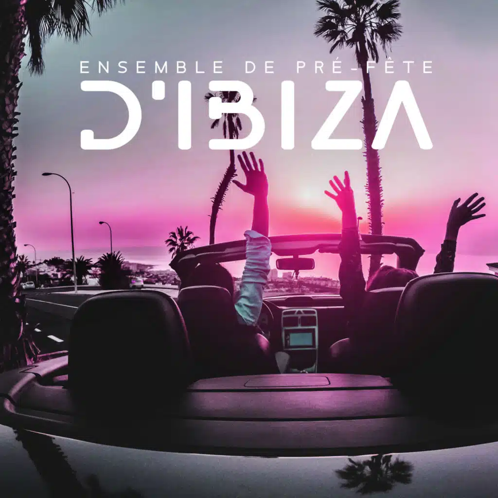Ensemble de pré-fête d'Ibiza: Détente de vacances espagnoles de luxe