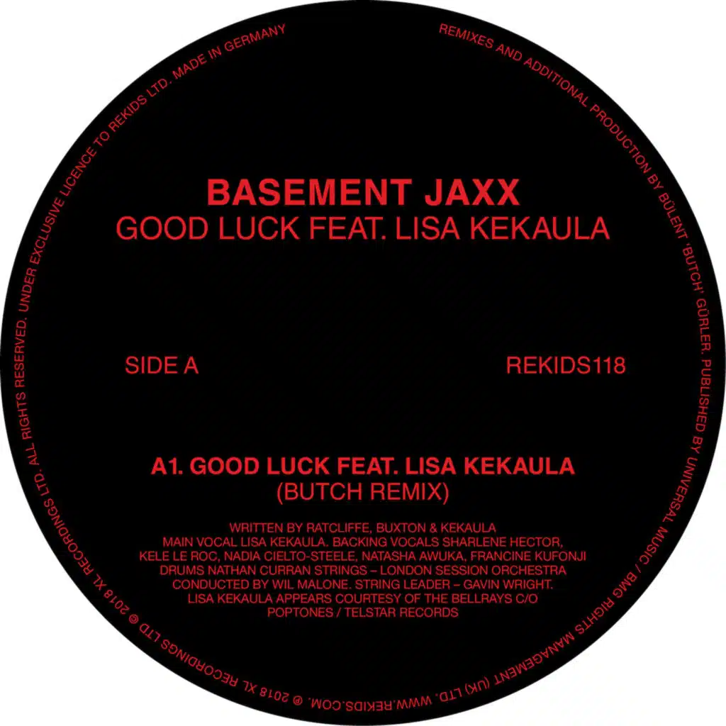 Good Luck (feat. Lisa Kekaula) (Butch Drum Tool)