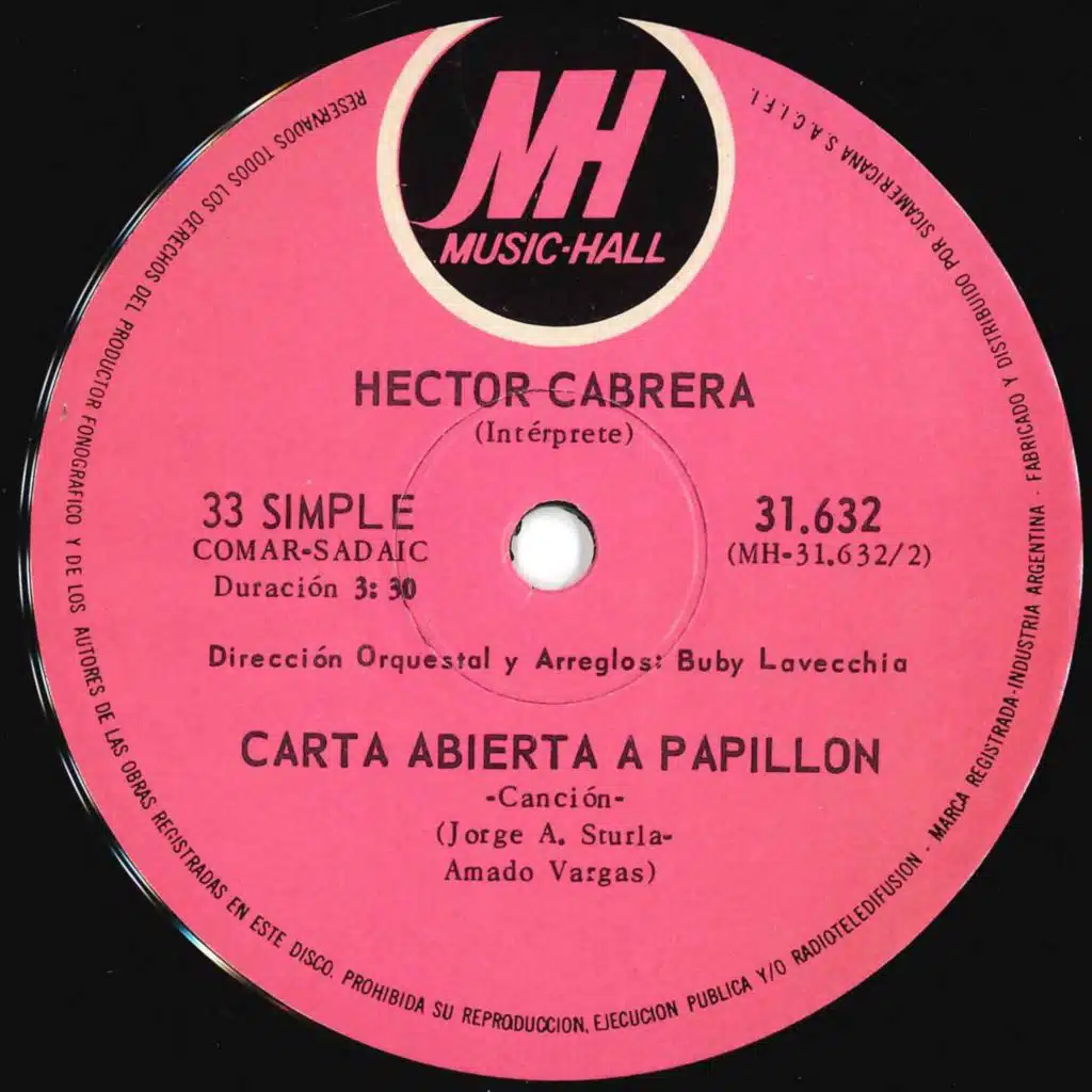 Carta Abierta A Papillón (feat. Bubby Lavecchia)