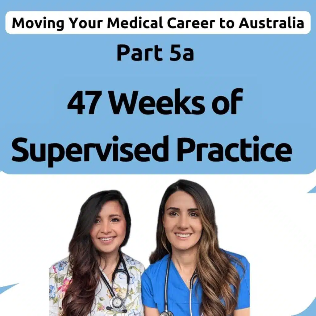 General registration: How to pass get your 47 weeks of supervised practice