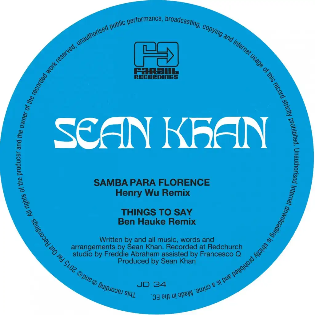 Samba para Florence / Things to Say (Henry Wu & Ben Hauke Remixes)