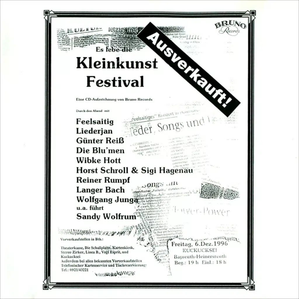 Es Lebe die Kleinkunst (Live)