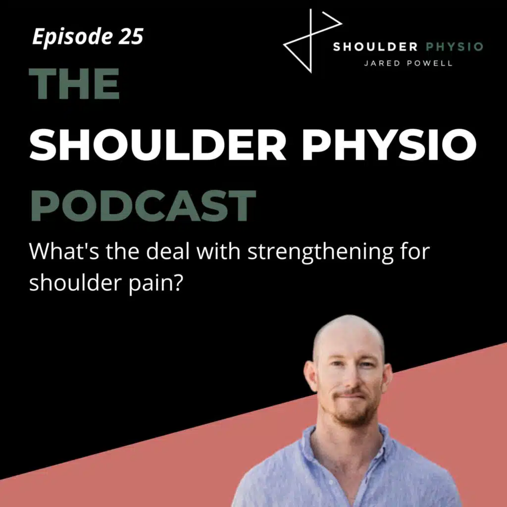 #25 What's the deal with strengthening for shoulder pain?