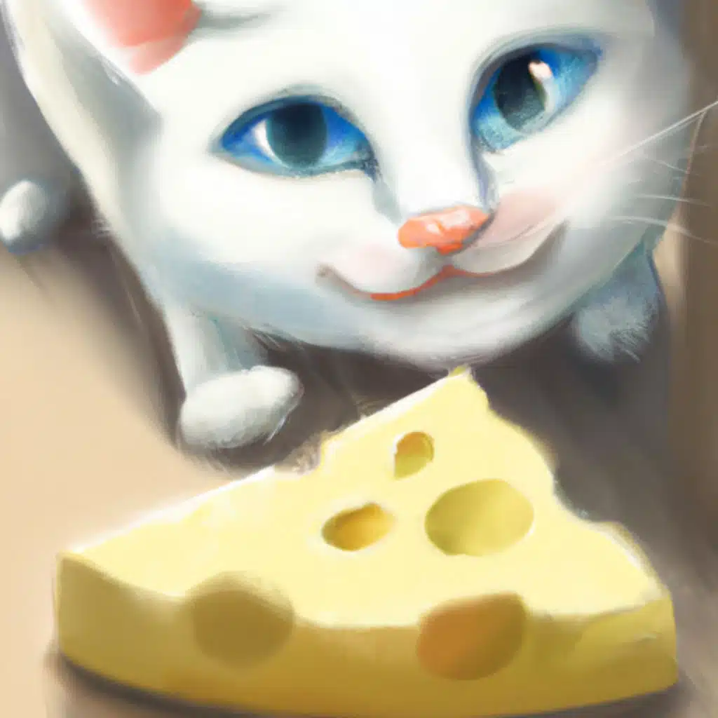Lucy the Cat and the Cheese - Being clever