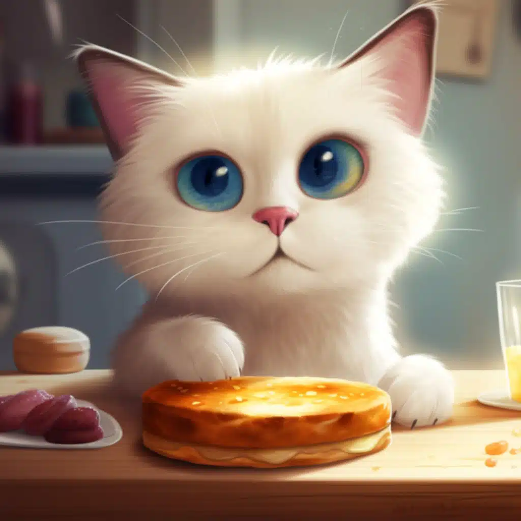 Lucy the Cat and the Sandwich - Helping