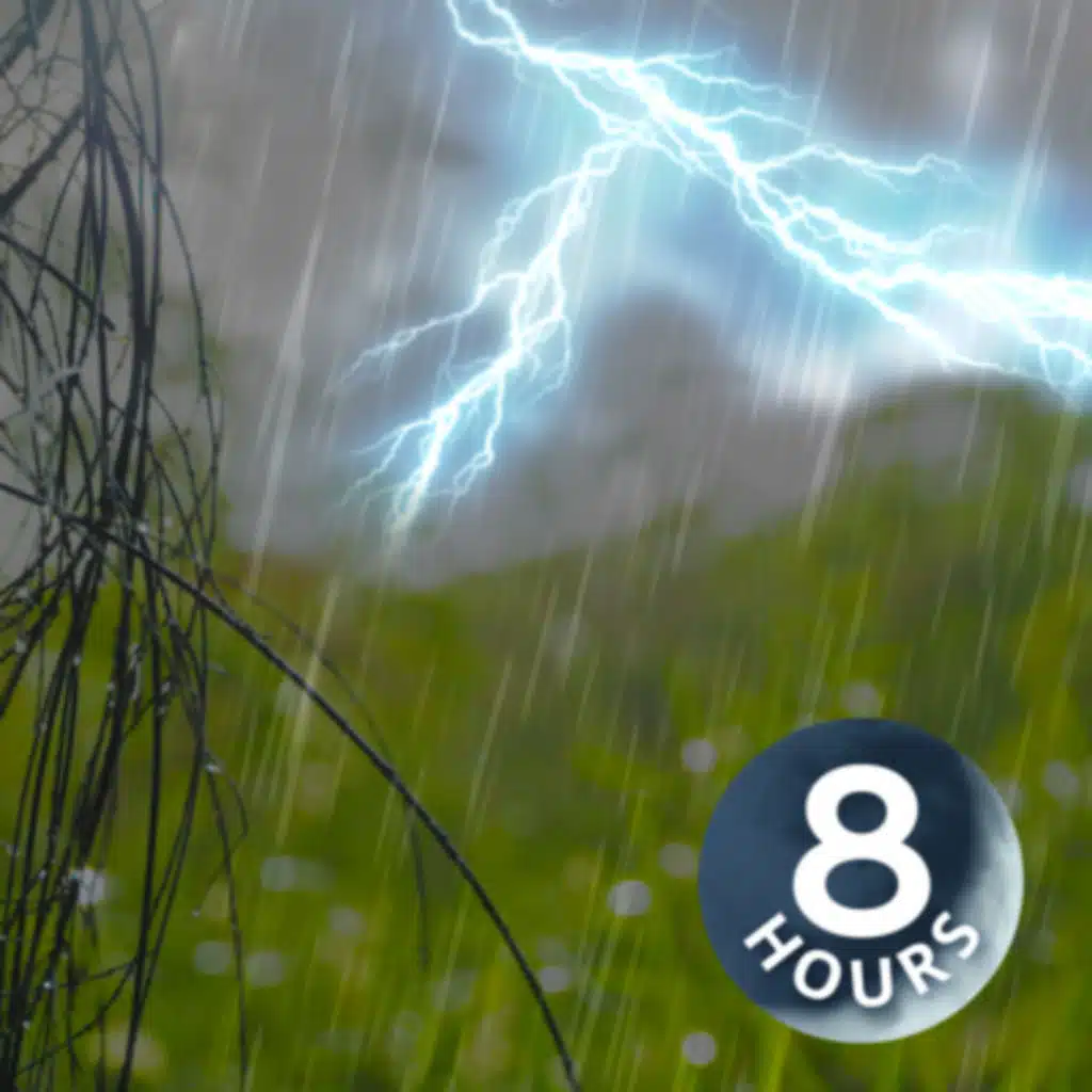 A relaxing storm for your sleeping pleasure 8 Hours I feat. Rain Sounds & Rumbling Thunder
